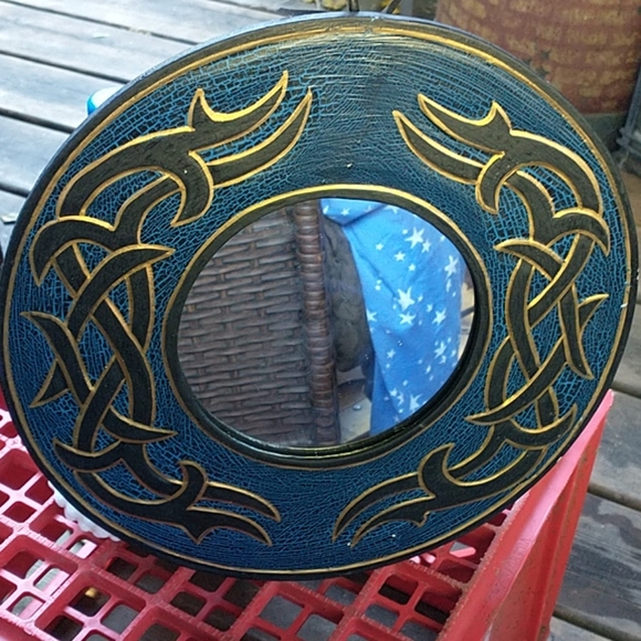 NWOT Beautiful Handmade Tribal Mirror